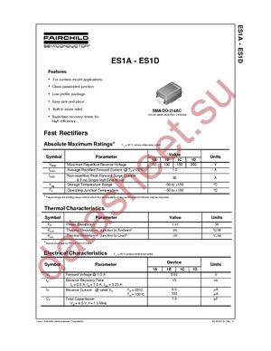 ES1B datasheet  